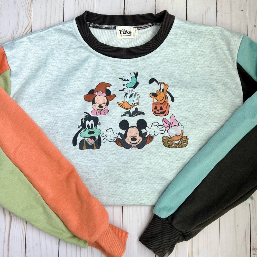 Nora Madison Disney Halloween sweatshirt size 13/14 fits like an adult small
